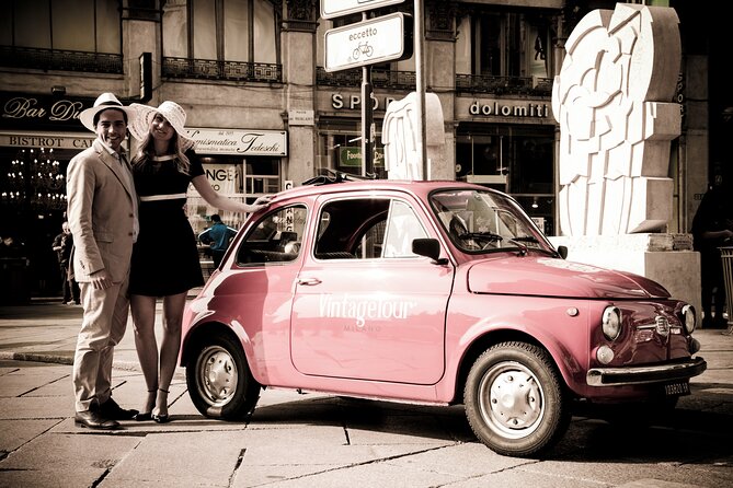 1 Hour Vintage Fiat 500 Slow Tour in Milan - From Porta Nuova arches to the elegant Brera district