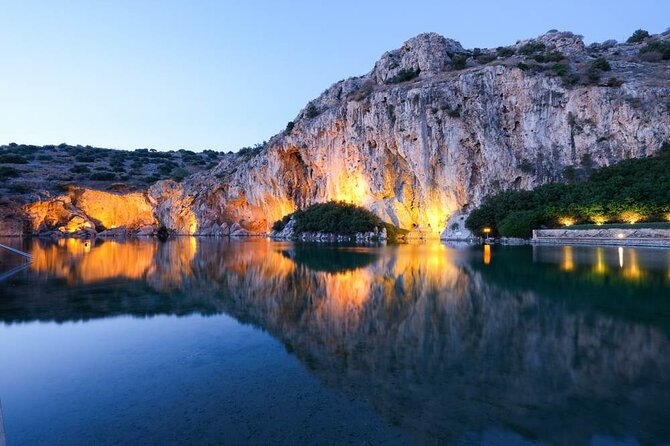 2 Hour Private Sidecar Tour to Athens Riviera & Lake Vouliagmeni - From Athens to Lake Vouliagmeni in about 25 minutes