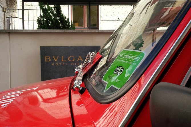 2 hour Vintage Fiat 500 Central City Tour in Milan - Why a Fiat 500 works so well in Milan