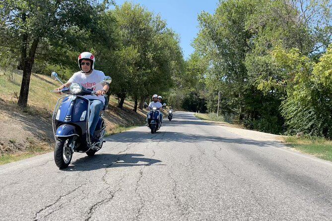3 Hour Vespa Tour - The Charming Castles of Arcevia - Piticchio: narrow lanes and wide valley views