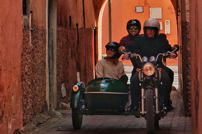3h Private Sidecar Ride / Secrets of Marrakech - Safety, comfort, and the open-air tradeoff