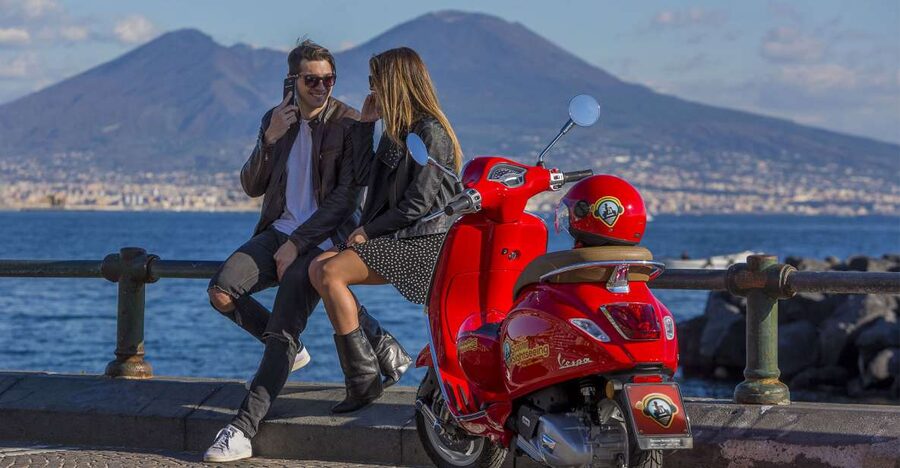 Amazing audioguided Vespa Tour of Naples - with driver - Key points at a glance