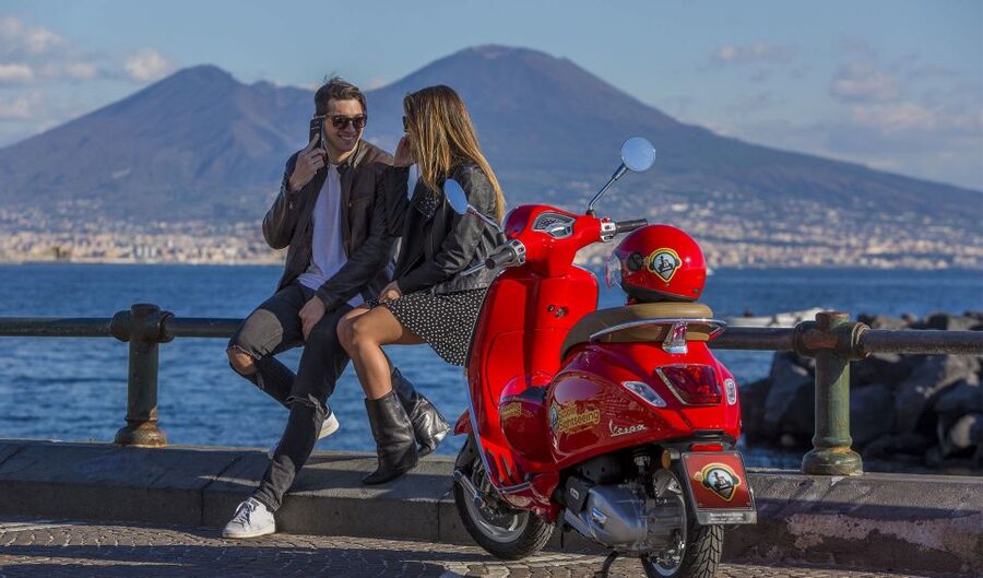 Amazing audioguided Vespa Tour of Naples - with driver - Santa Lucia and the waterfront