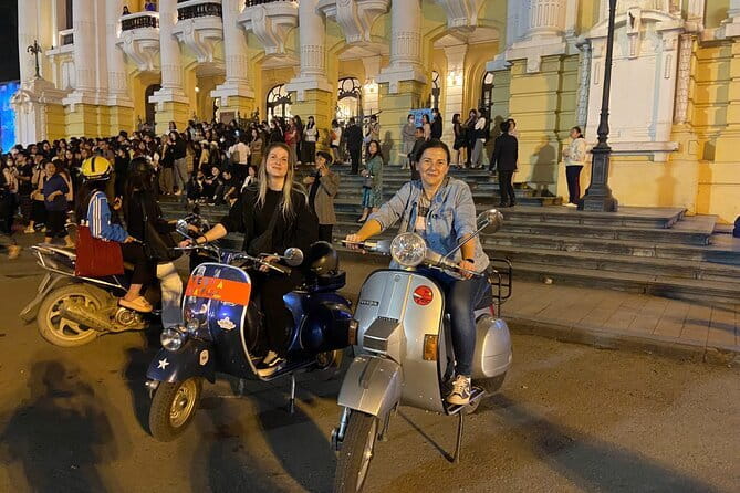 Amazing Vespa Night Tour For Food Lover - St. Joseph’s Cathedral and the first taste of old Hanoi
