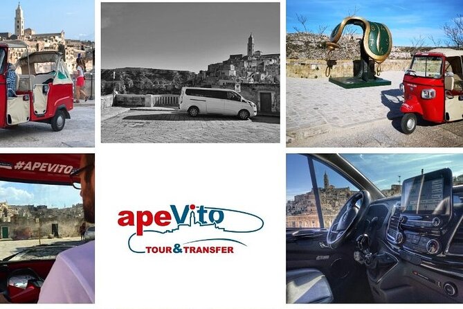 Ape tour Matera - Guided tour in ape calessino - Belvedere Sant’Agostino for photographs