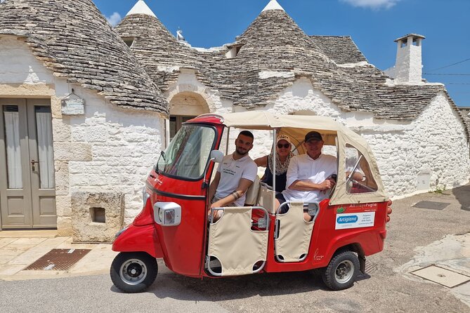 Audio Tour Alberobello with Bee Calessino/ e-Vespa /Fiat Mickey Mouse - Key points to know before booking