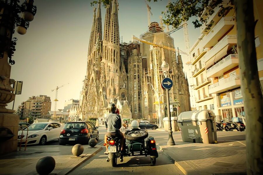 Barcelona: Half Day Tour on Sidecar Motorcycle - Montjuïc, Plaza España, and the Olympic sites