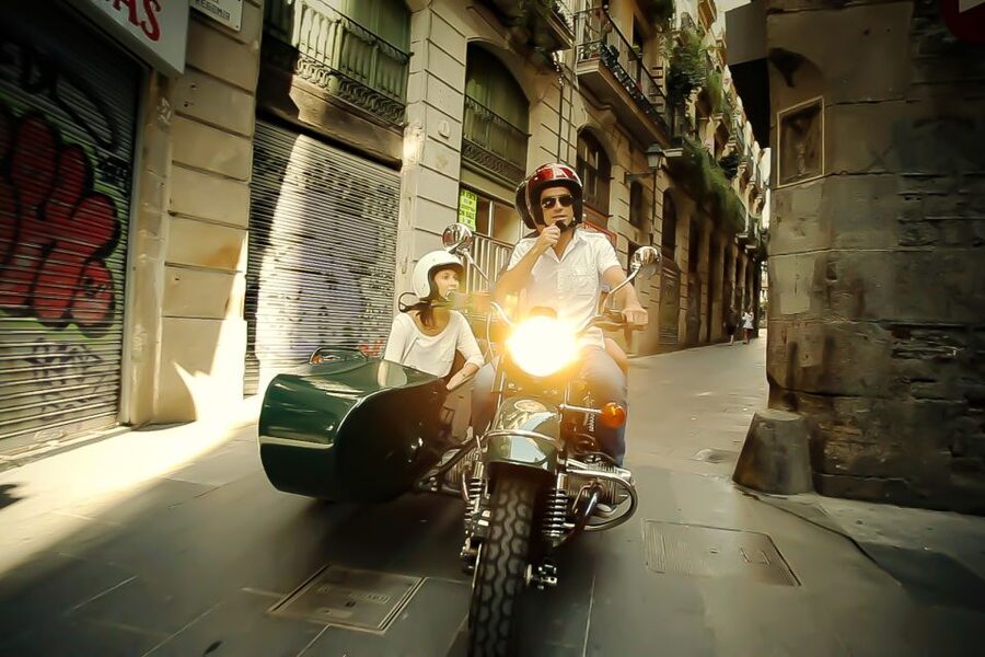 Barcelona: Motorcycle Sidecar Full-Day Tour with Stops - Hotel pickup makes the eight-hour day easier