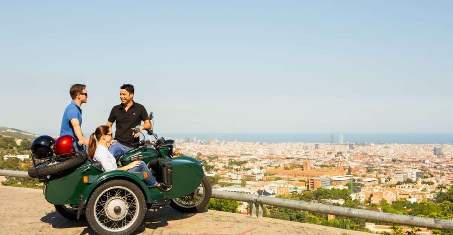 Barcelona: Motorcycle Sidecar Full-Day Tour with Stops - The Old City: Gothic lanes and El Born on foot