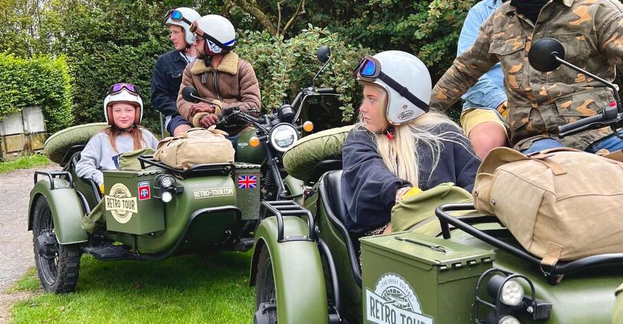 Bayeux: 2-hour tour of the D-Day beaches, by vintage sidecar - Meeting in Bayeux and getting ready