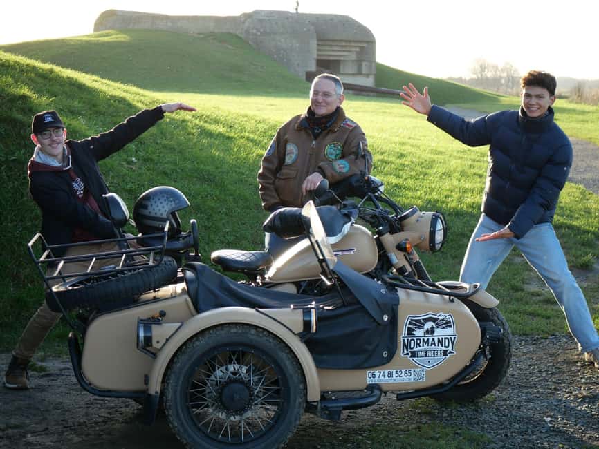 Bayeux: Normandy WWII Private Half-day Sidecar Tour - Arromanches: beginning with the British landing sector