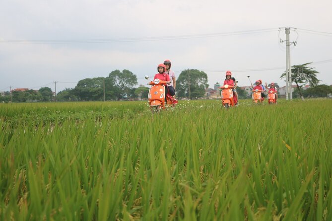 Beautiful Female Riders Vespa Red River Countryside Tour 5 Hours - Key points at a glance