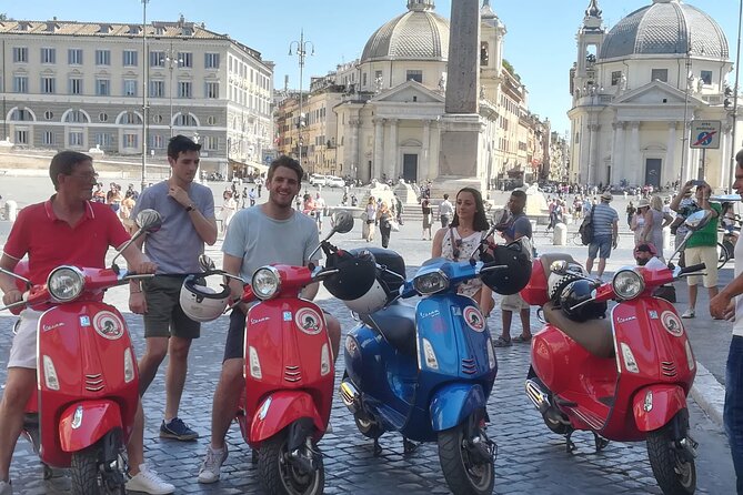 Beautiful Roma Tour on Vespa with Driver - Trevi Fountain without losing the day