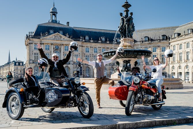 Bordeaux in 3 hours with tastings, in a private sidecar - Why a sidecar works well in Bordeaux