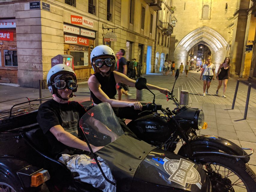 Bordeaux: Nighttime Sidecar Tour with Wine Tasting - The two seats, and why they matter