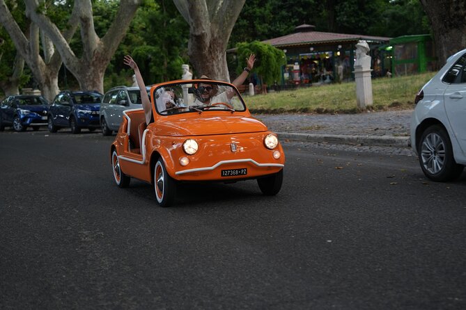 Cabriolet Vintage Fiat 500 City tour with Photoshoot - Castel Sant’Angelo Along the Route