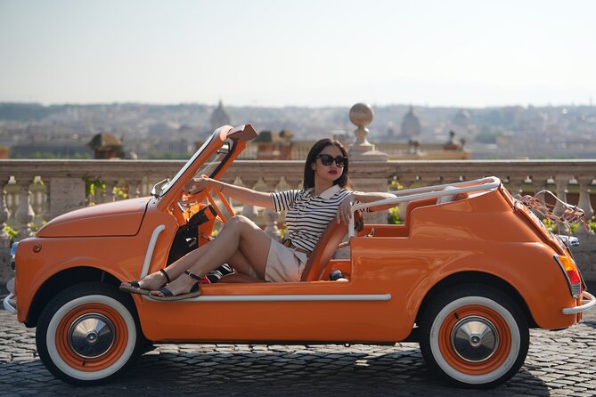 Cabriolet Vintage Fiat 500 City tour with Photoshoot - What the $162.40 Price Gets You