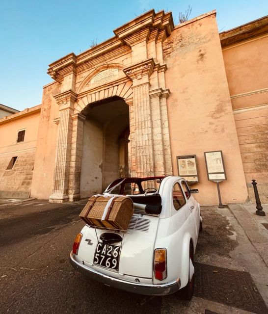Cagliari | Aperitif with city tour aboard a vintage fiat 500 - A 90-minute route through Cagliari’s scenic side