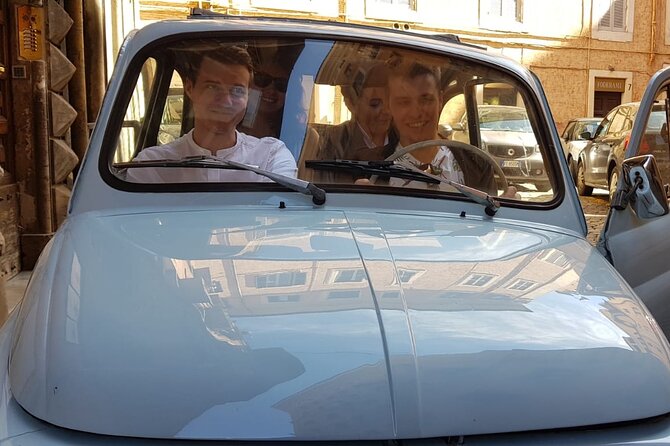 Classic Fiat 500 Rental in Rome - Janiculum Hill, Via Appia Antica, and the Roman outskirts