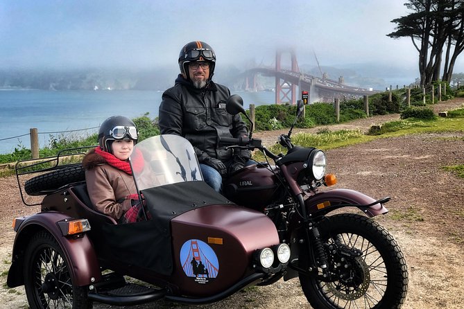 Classic Sidecar Tour of San Francisco - The Painted Ladies at Alamo Square