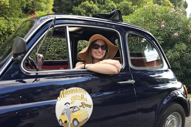 Como Lake: vintage car Fiat 500 Rental - What the $295.73 group price really buys