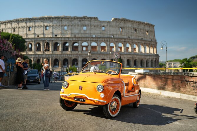 Convertible Fiat 500 Tour in Rome with Professional Photos - Circus Maximus: Ancient Rome without the crowds of a museum