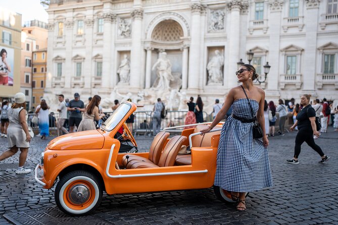 Convertible Fiat 500 Tour in Rome with Professional Photos - Fontana dell’Acqua Paola: A Baroque fountain on Janiculum Hill