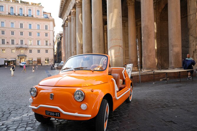 Convertible Fiat 500 Tour in Rome with Professional Photos - Professional photos are the main reason to pay more