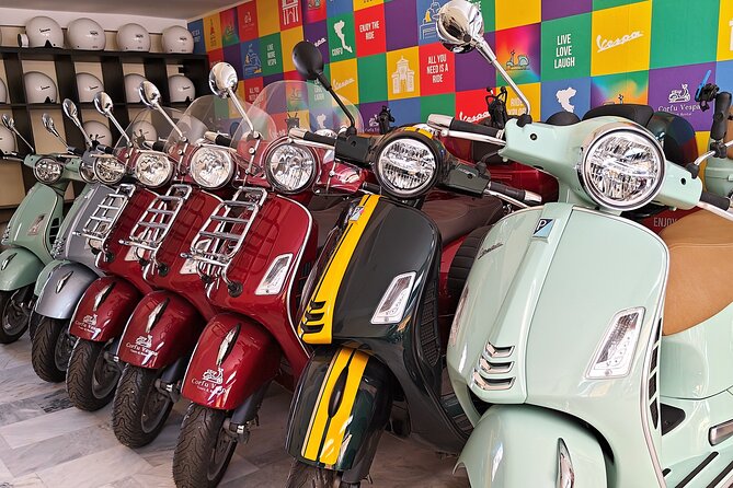 Corfu 300cc Vespa Scooter Rental - Why a Vespa makes sense in Corfu