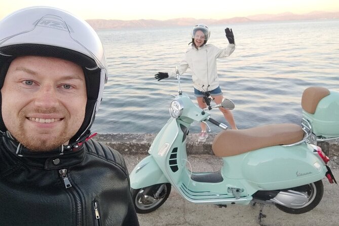 Corfu 300cc Vespa Scooter Rental - The value of the $86.89 price