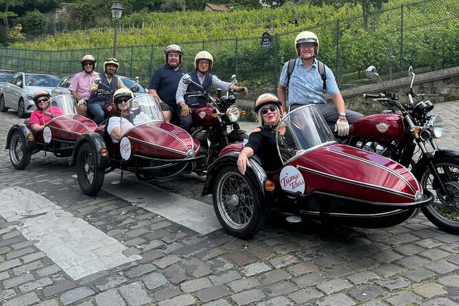 Custom Half-Day Paris Sidecar Experience - The guides are central to the experience