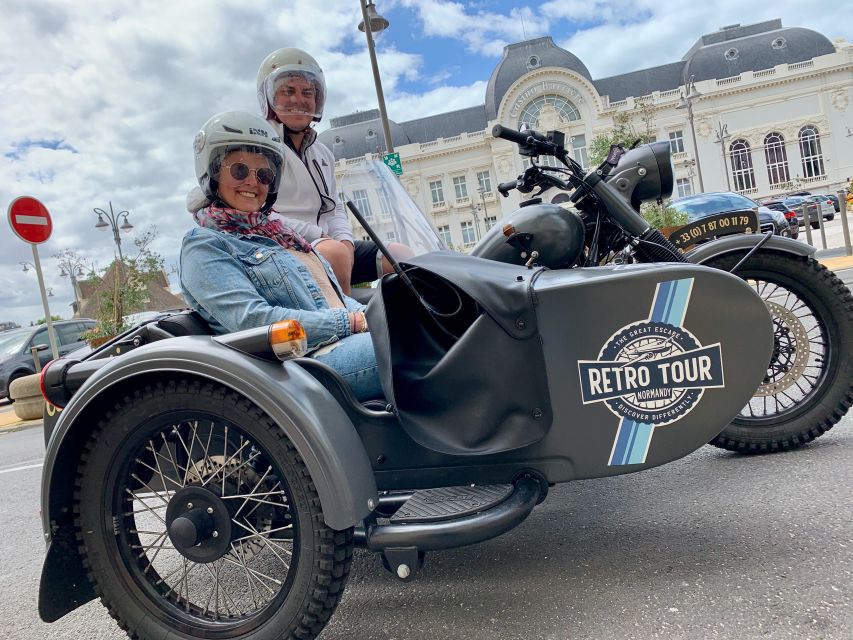 Deauville: Private Guided Tour by Vintage Sidecar - Tourgeville Military Cemetery and the panoramic view