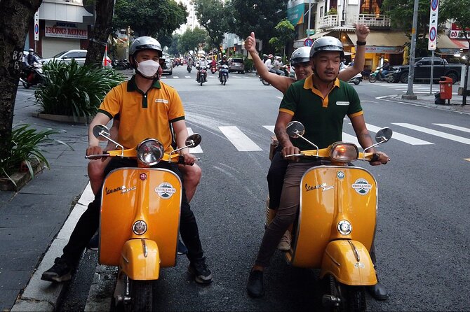 Dining Delights - Vintage Vespa Tour in Saigon - District 4 and the meaning of Nhậu