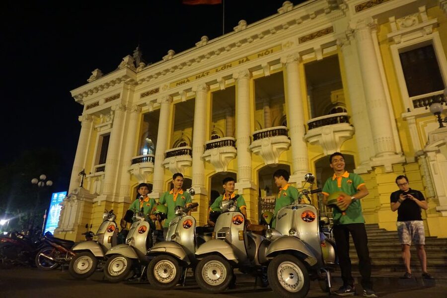 Enjoy Hanoi Like a Local - Vespa & Street Food Tour by Night - Key points at a glance