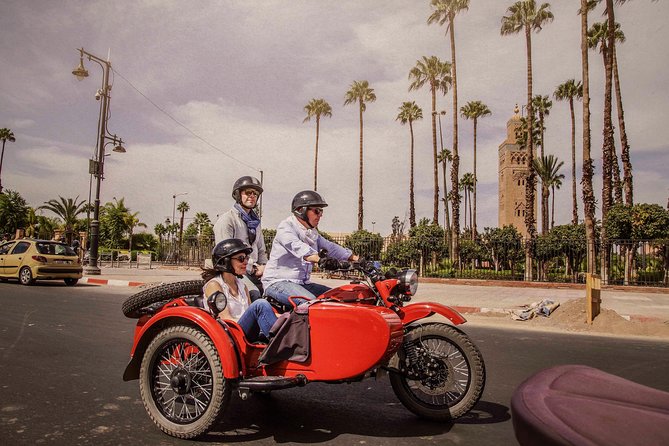 Essential Ride by sidecar (Marrakech off the beaten path) 1h30 - Why a sidecar works so well in Marrakech
