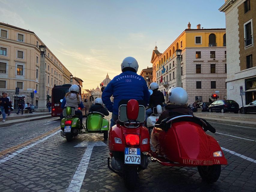 Evening Vespa Sidecar Tour with Gourmet Pizza Tasting - Key points to know before you book
