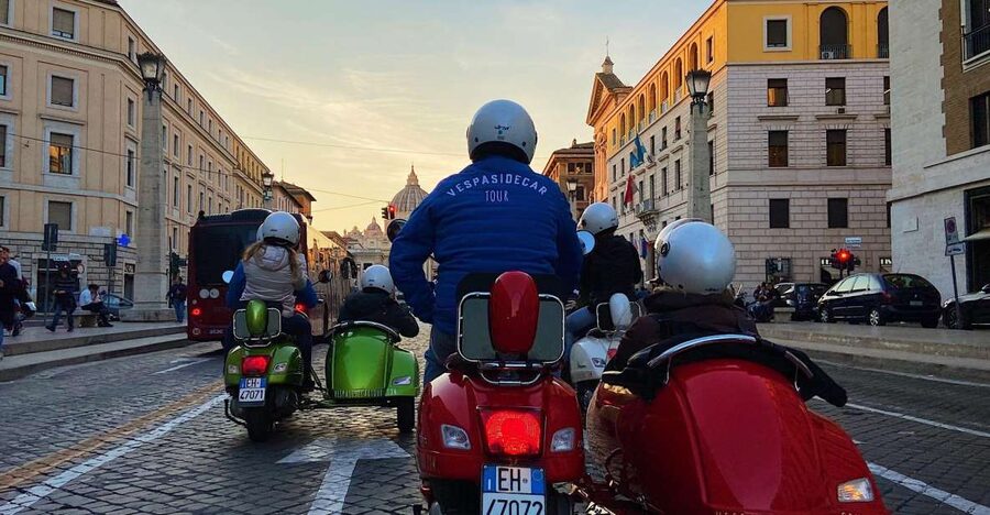 Evening Vespa Sidecar Tour with Gourmet Pizza Tasting - From Quirinale to the Trevi Fountain