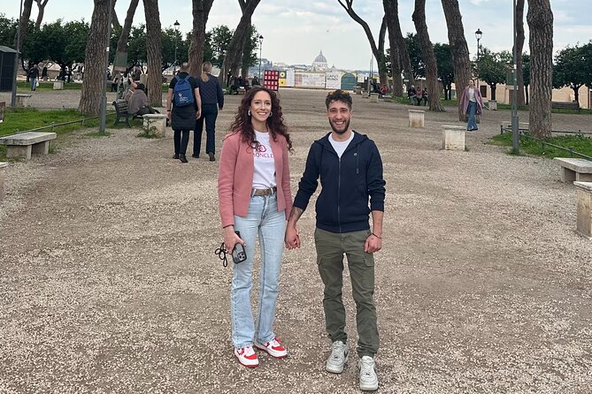 Explore Rome By Vespa - The Roman Forum from a panoramic point