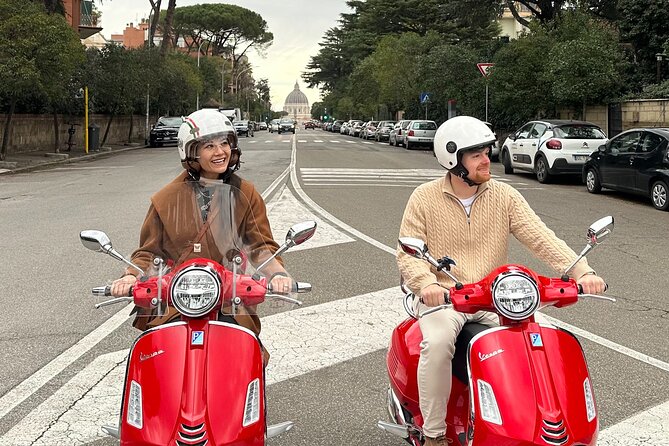 Explore Rome By Vespa - Passing the Vittoriano and the Altar of Peace
