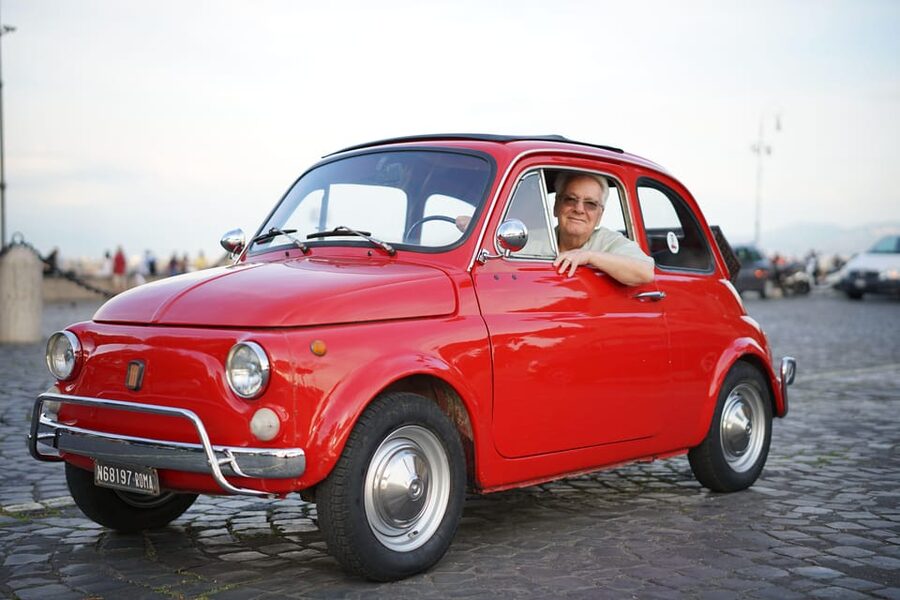 Explore Rome in Style by A Vintage Car Fiat 500 Tour - The Orange Garden above Circus Maximus, 30 minutes