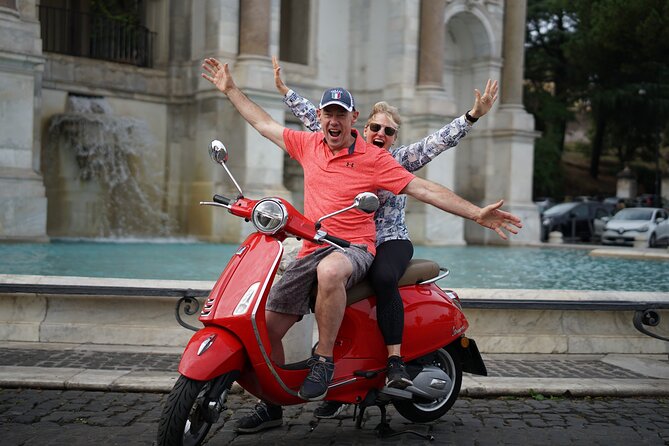 Explore Rome on a Vespa: Uncover the City's Hidden Gems - The Fontana dell’Acqua Paola on Janiculum Hill