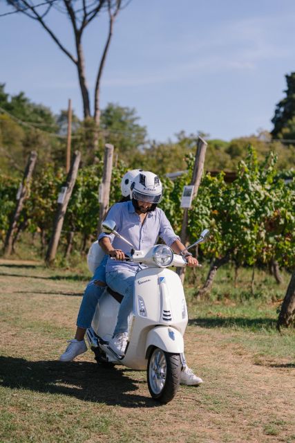 Explore the Rolling Hills of Lucca on a Vespa 125 Primavera - Following the olive oil road through Compitese