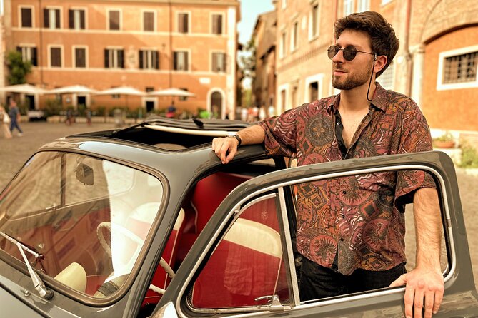 Fiat 500 in Rome - experience with a Roman - The Orange Garden on Aventine Hill