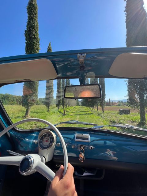 Fiat 500: Self-Tour in the Tuscan countryside - The Massaciuccoli viewpoint