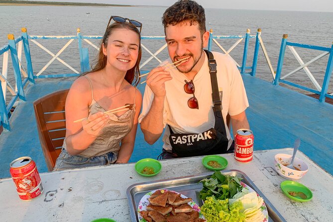 Floating Village Sunset boat Vespa Tour / Tuk Tuk Available - Sunset from the upper deck