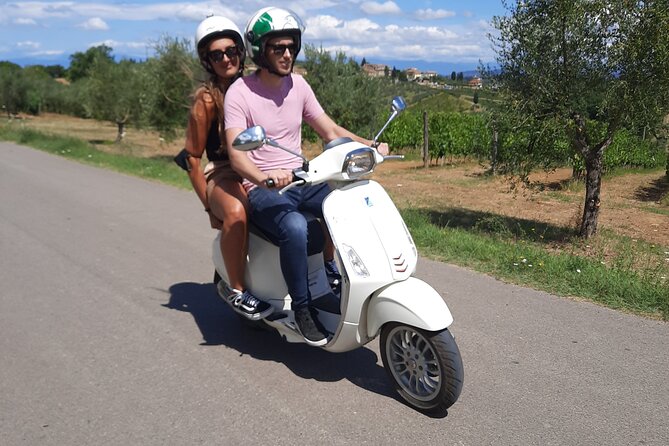 Florence Vespa Tour as a Passenger, max 6 people + Wine Window! - San Miniato al Monte and a quieter hilltop view