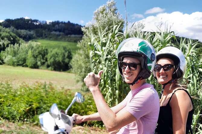 Florence Vespa Tour as a Passenger, max 6 people + Wine Window! - Piazzale Michelangelo: Florence from above