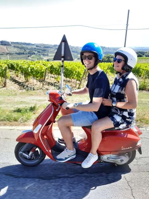 Florence: Vespa Tour as a Passenger + Wine Window! - Piazzale Michelangelo and the city below