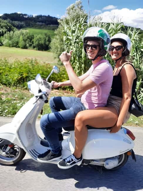 Florence: Vespa Tour as a Passenger + Wine Window! - Seeing Florence from the back seat