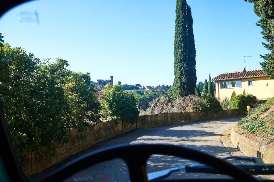 Florence: Vintage Fiat 500 Tour with Wine Tasting at Winery - The final drive back to Florence